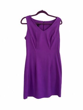Alyx Sleeveless V-Neck Midi Dress in Purple